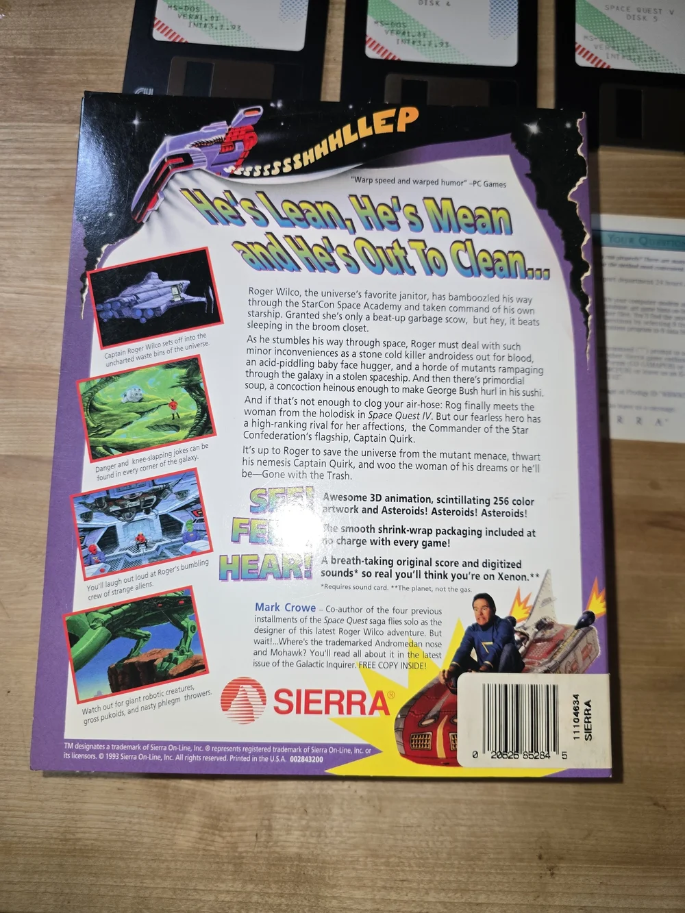 Space Quest V Roger Wilco 5  Mutation Tandy PC 3.5